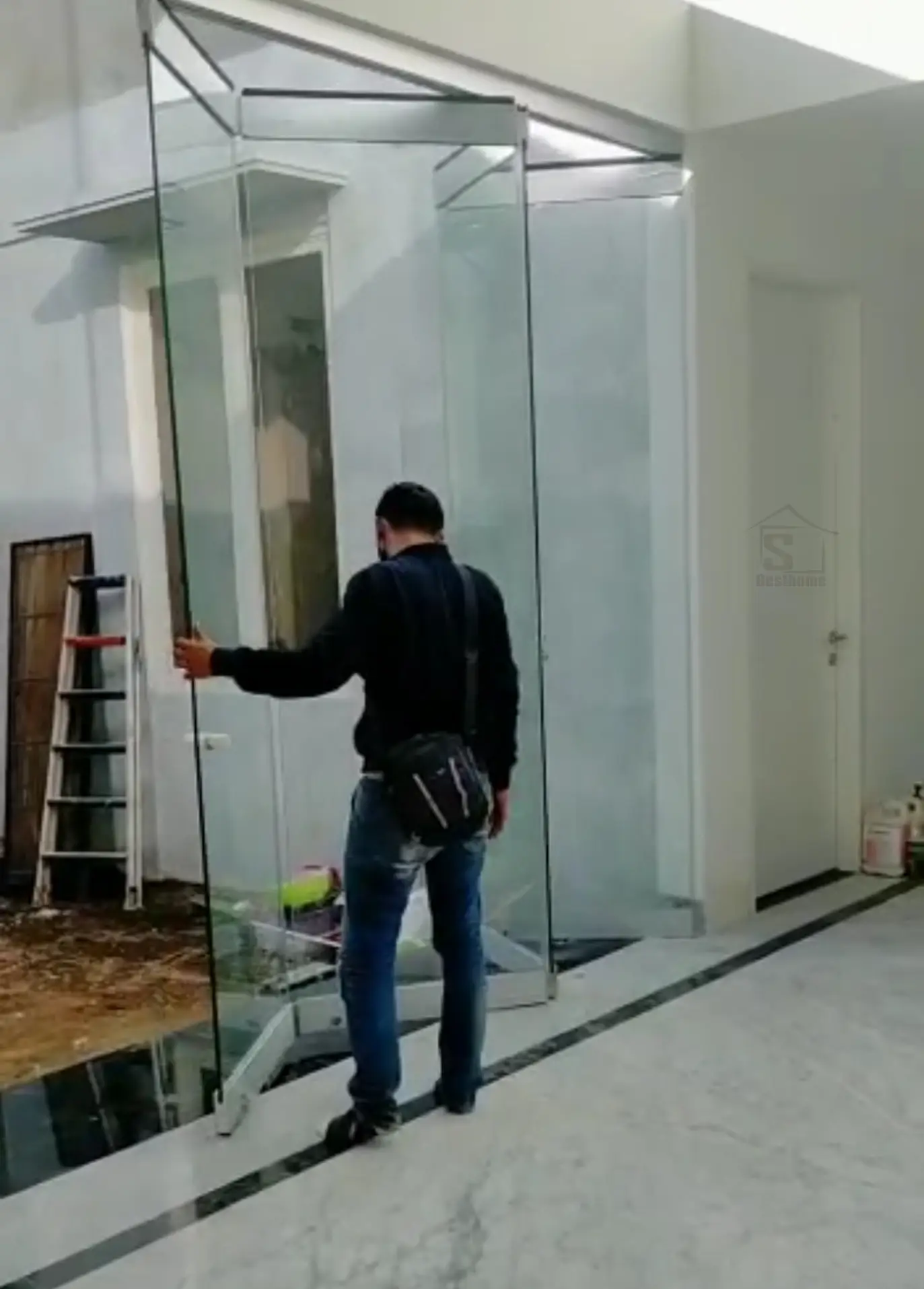 Pintu Folding & Sliding Kaca Temperred